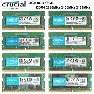 ﹊﹍℗Crucial 4GB 8GB 16GB DDR4 2400Mhz 2666Mhz 2133Mhz 1.2V 260Pin SODIMM Laptop Memory RAM Notebook RAM