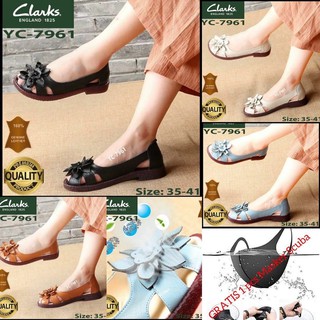 clark open toe shoes