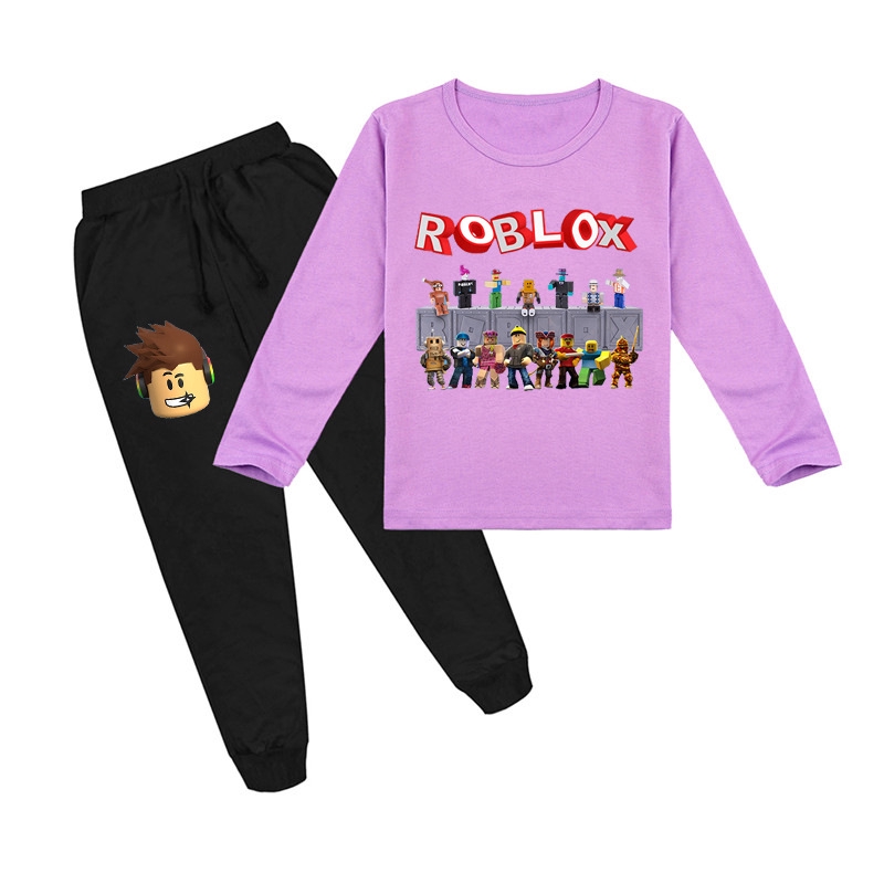 Roblox Girls Spring And Autumn Long Sleeve T Shirt Long Pants Shopee Singapore - sia shirt roblox