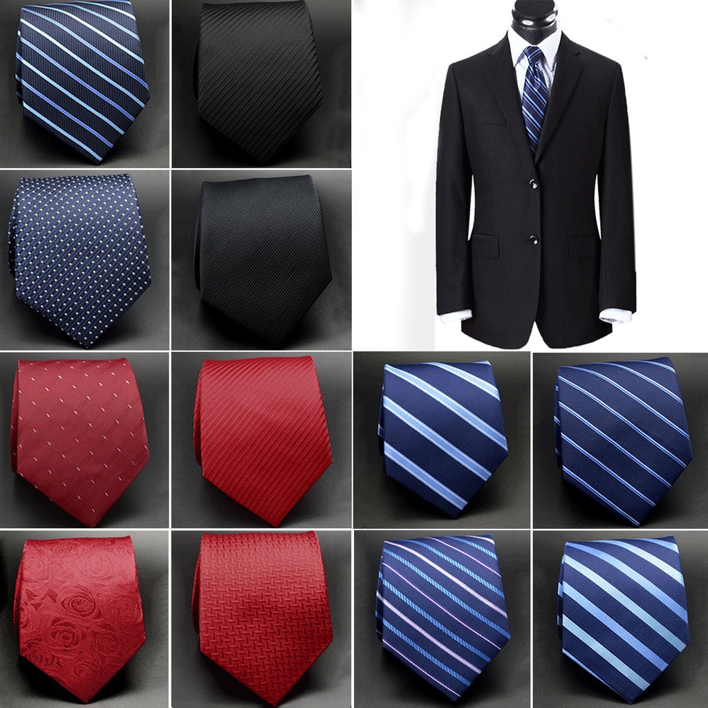 Image of Men's Woven Silk business Fashion Necktie Wedding Tie #0