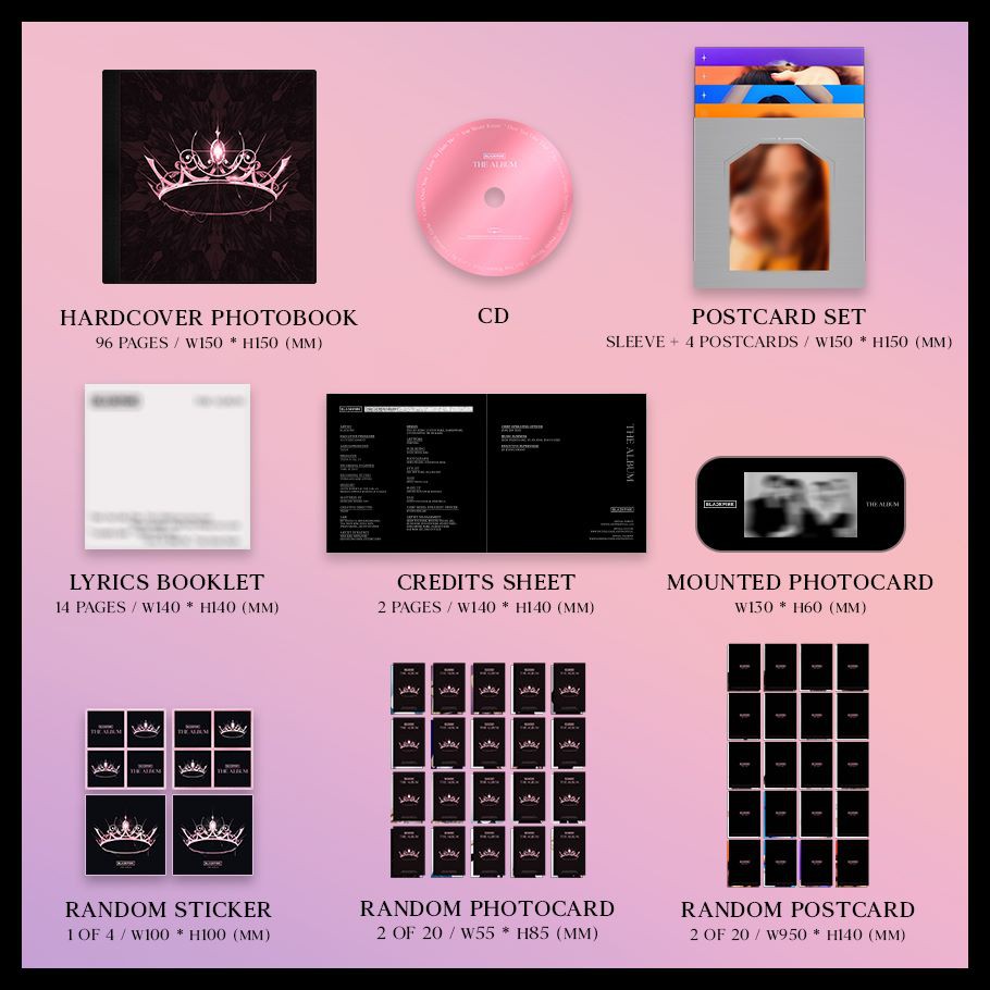 Unboxing Blackpink The Album All 4 Versions Youtube