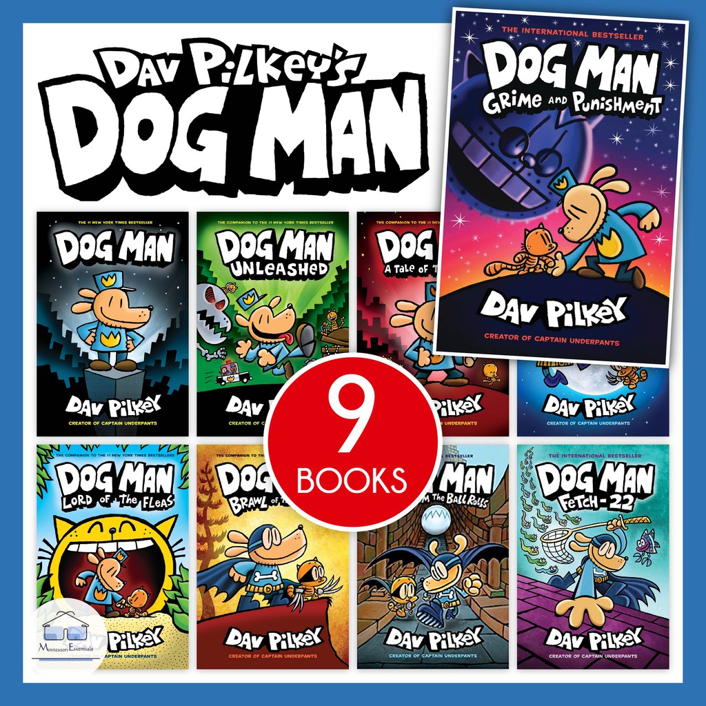 Dog Man Books Collection Box Set by Dav Pilkey [Hardcover, Children