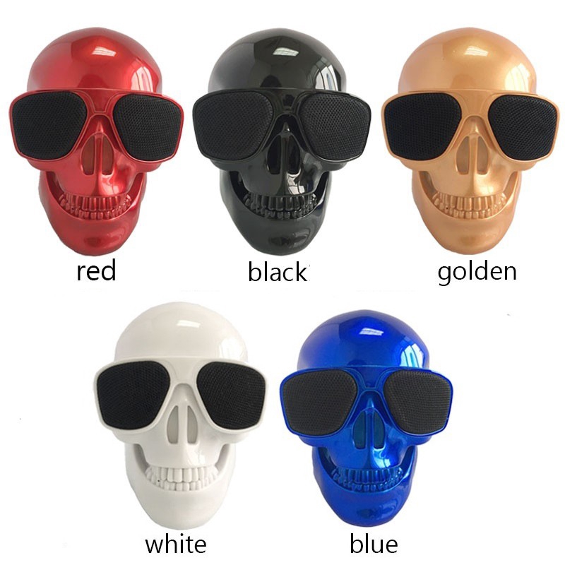 skull bluetooth speaker