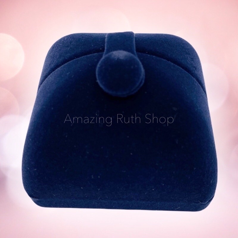 Image of [Amazing Ruth Shop] Luxurious Jewellery Box, Double Door Opening Velvet Jewellery Box for Ring, Earring or Small Pendant #8