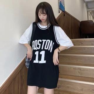 oversized basketball jersey dress