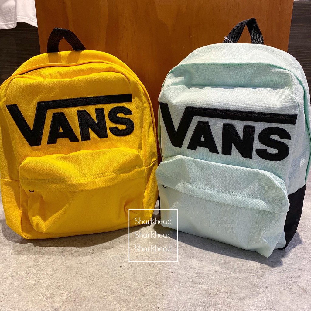 mustard vans backpack