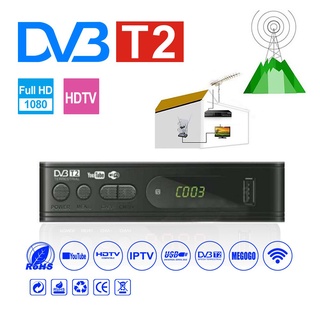 2022 Hot Sale HD 1080P TV Tuner DVB-T2/T Digital Terrestrial Receiver Set-Top Box Support H.264 MPEG-2/4 Youtube PVR
