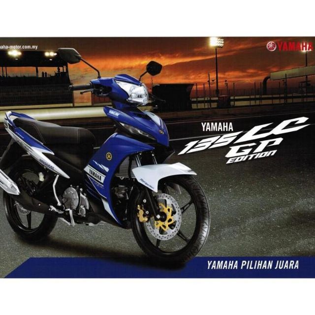 Yamaha Lc135 V2 V3 Body Cover Set Biru Putih Semakin Di Depan With Sticker 12 Hld Made In Malaysia Shopee Singapore