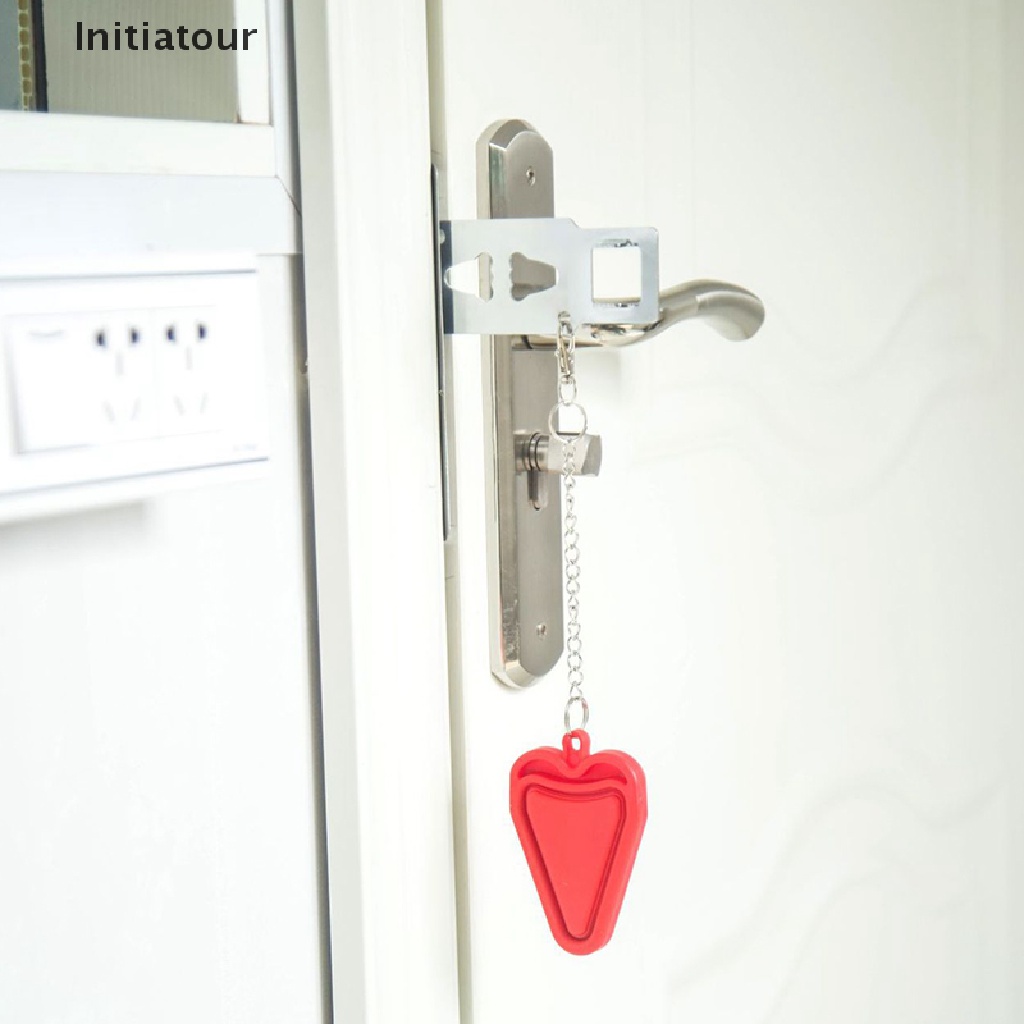 [Initiatour] Safety Lock Door Blocker Portable Hotel Door Lock Anti-Theft Lock Travel Lock