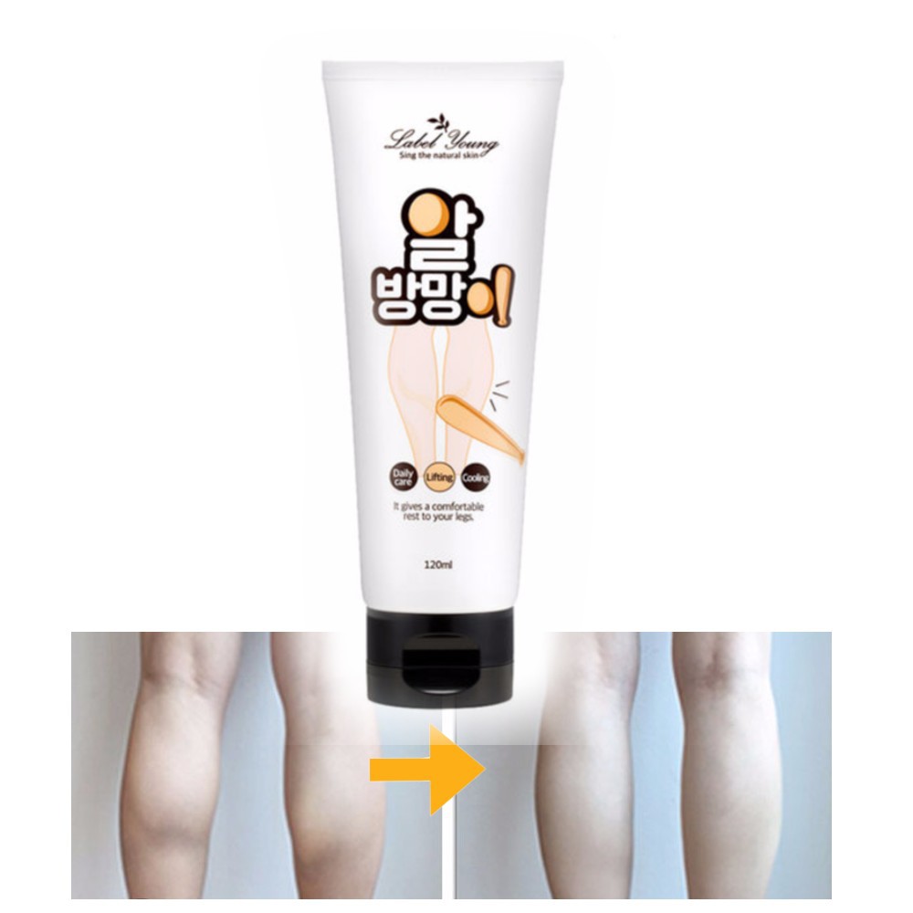 Label Young Shocking R Bat Cream 120ml For Diet Slim Legs Shopee Singapore