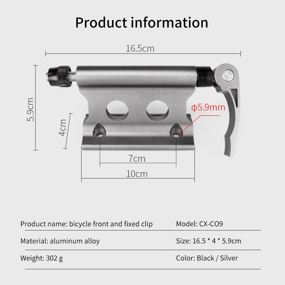 bicycle front fork mount