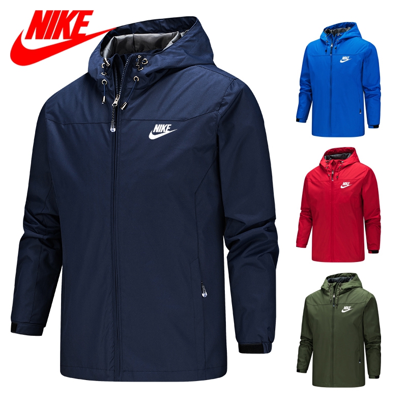 💥Ready Stock💥Nike men's Baseball Jacket hooded windbreaker jacket