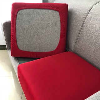Elastic Sofa Cushion Cover Funiture Protector Corner Sofa Seat Cushion Slipcover Solid Color Couch Cover