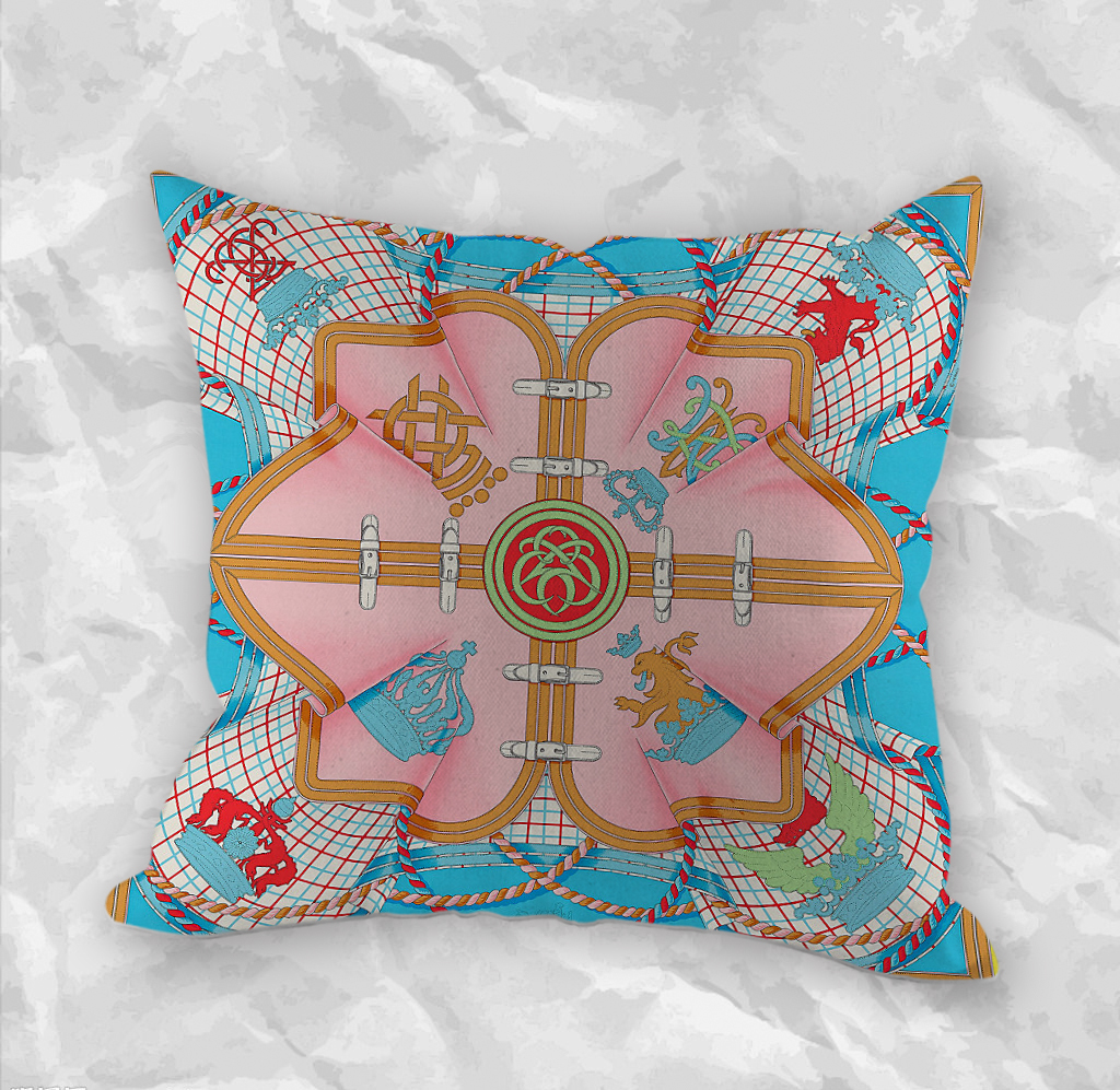 Hermès Decorative Zippered Pillow Case Creative Pillowcases Sofa Pillow