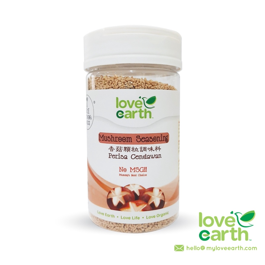 Shop Malaysia Love Earth Natural Mushroom Seasoning Halal 100 Natural Shopee Singapore