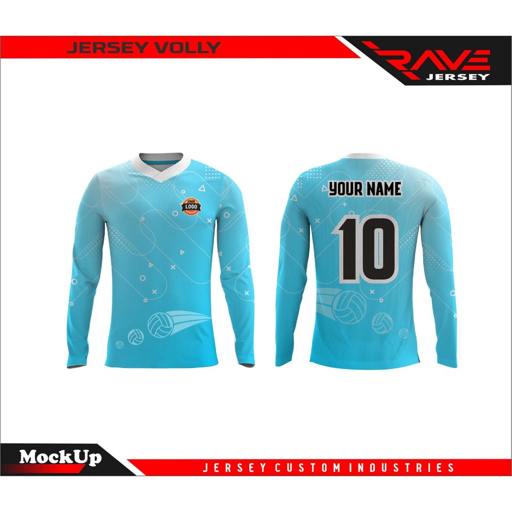 Download Jersey Volly Jersey Sports Full Printing Sublim Custom Shopee Singapore