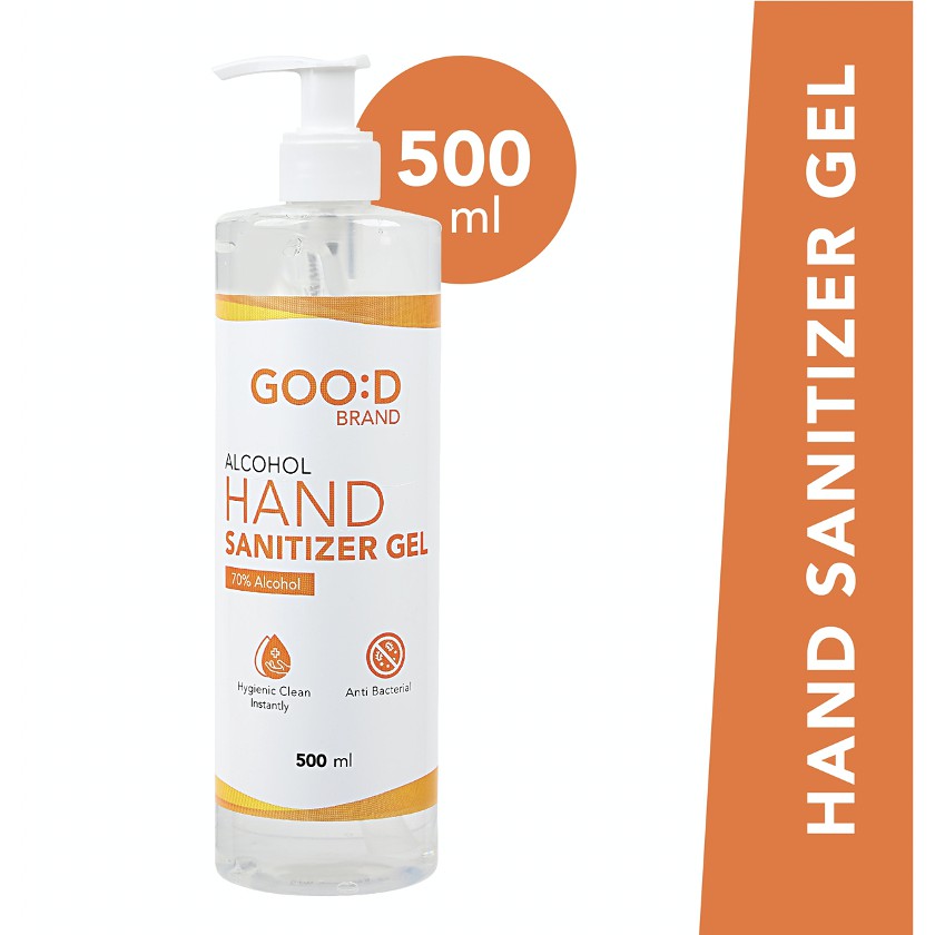 Good Brand Hand Sanitizer Gel 500 Ml Alcohol 70 Shopee Singapore