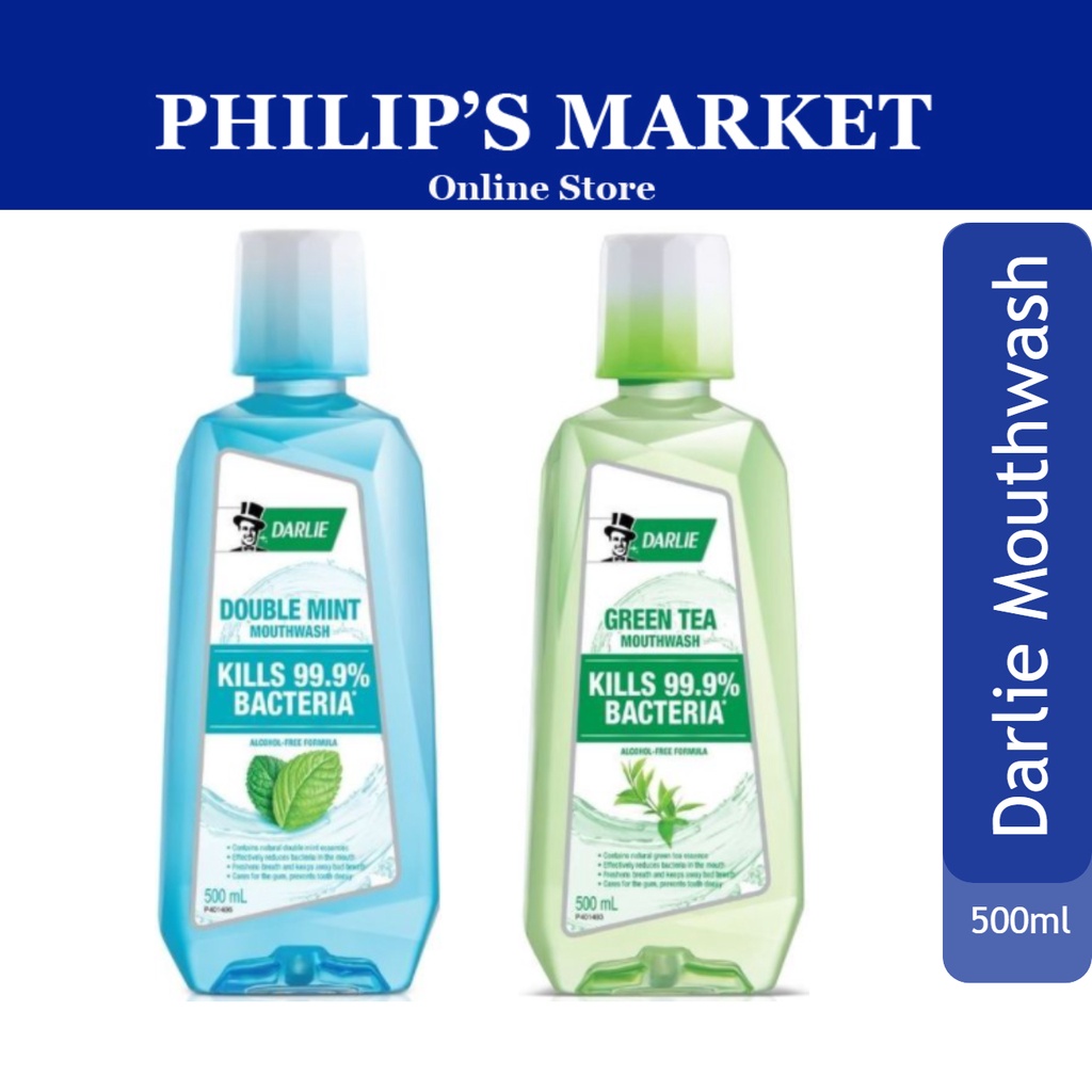 Darlie Anti Bacteria Mouthwash 500ml (No Alcohol) Shopee Singapore