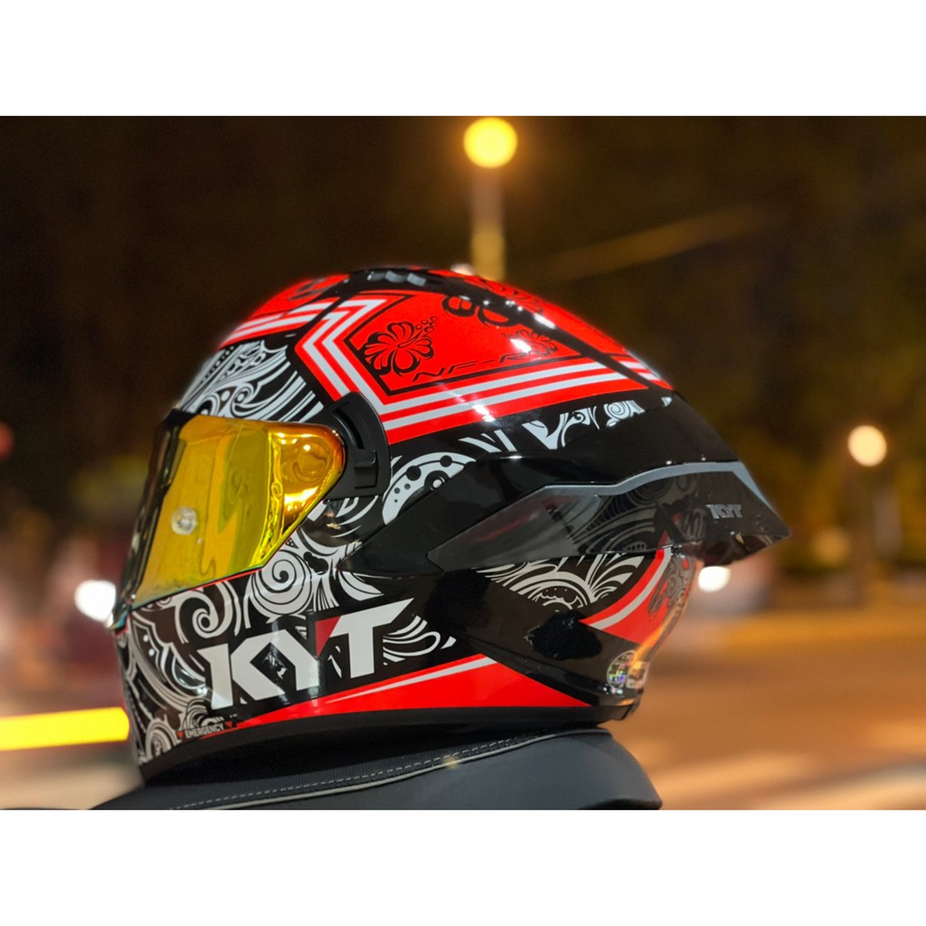 Kyt Nfr Duck Tail Nfj Duck Tail Kyt Duck Tail Nx Race Duck Tail Helmet Back Spoiler Shopee Singapore