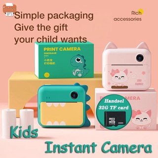 ✨READY STOCK✨P1 Kids Camera Children Instant Camera Photo Printer 2.4 inch IPS Screen Christmas Birthday Gifts for Kids with Printing Paper Support WIFI