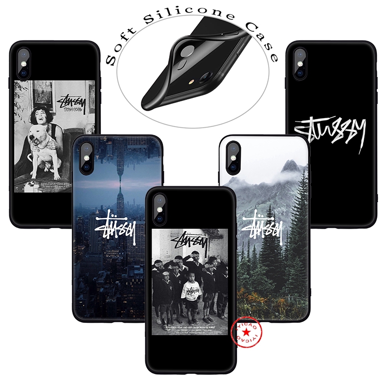 Soft Iphone X Xs Max Xr 8 7 6 5 5s Se Case Stussy Band Shopee Singapore