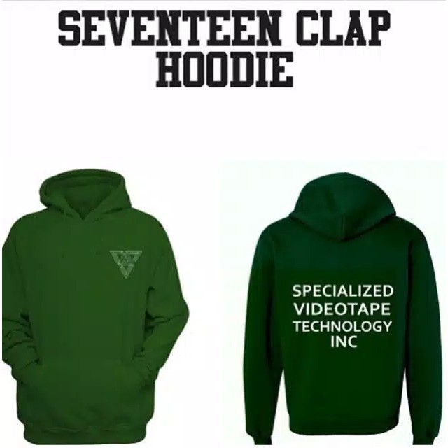 Korean Kpop Hoodie Sweater Seventeen Caratland 2018 Clap Hoodie Svt Shopee Singapore