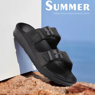 Image of Ready Stock Couple Fashion Sandals Summer Lightweight EVA Slippers for Women and Men Casual Home and Outside Sandals Beach Slippers Bathroom Slippers 507
