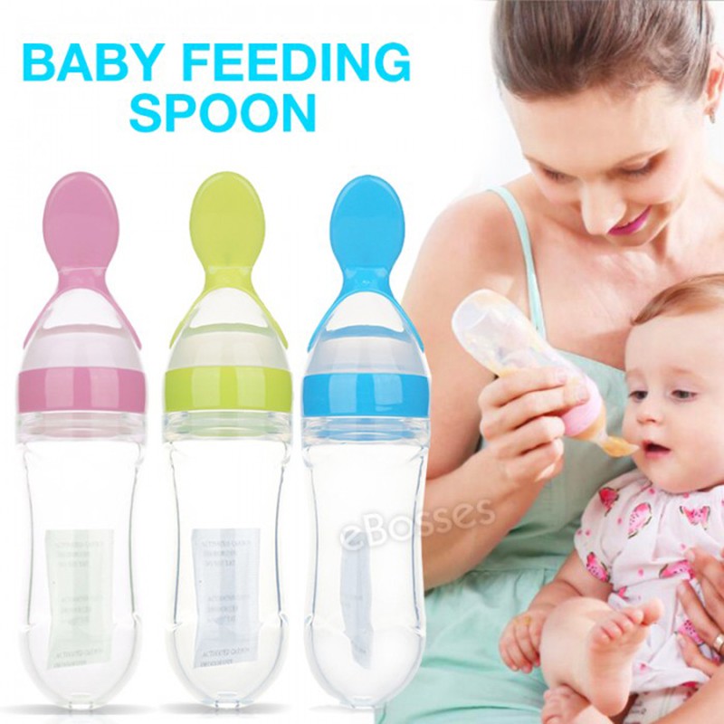 silicone feeding spoon