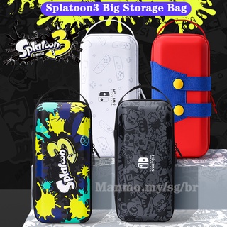 Splatoon Nintendo Switch & OLED PU Storage Bag Hard Portable Carrying Bag Bracket Pouch Console Protective Case Accessories