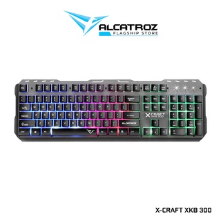 Alcatroz X-Craft XKB 300 Spill Proof Gaming Keyboard With FX Backlight Effect