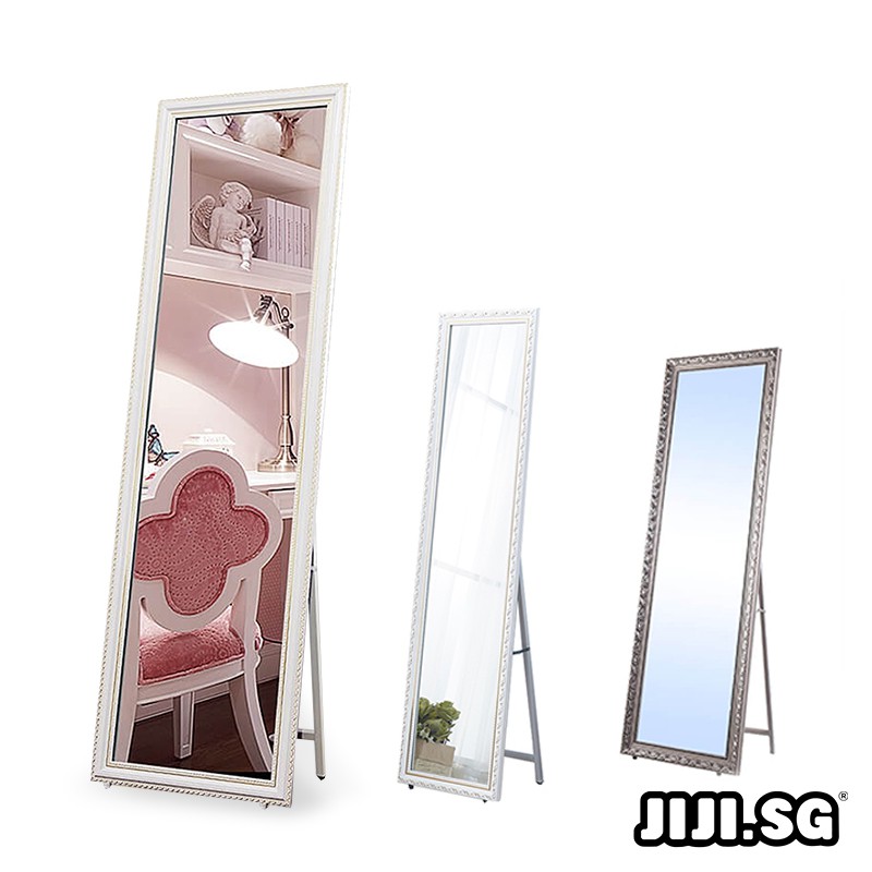 (JIJI SG) Standing Mirror / Movable / Full length mirror / Classic