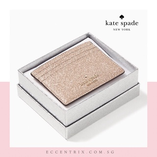 Image of Kate Spade Shimmy Glitter Small Cardholder (+ gift box)
