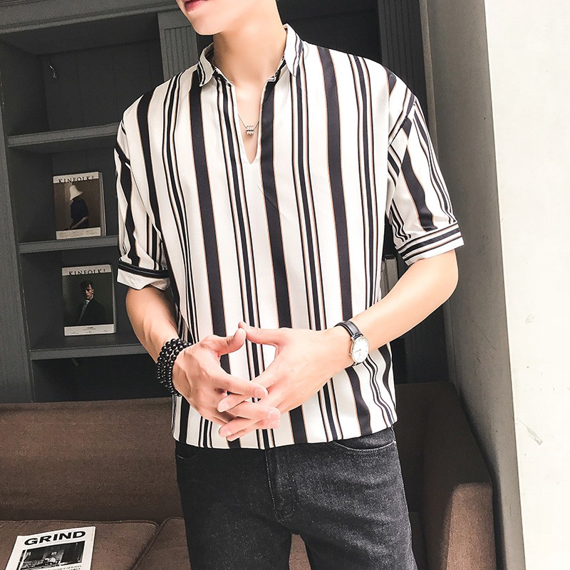 striped polo mens