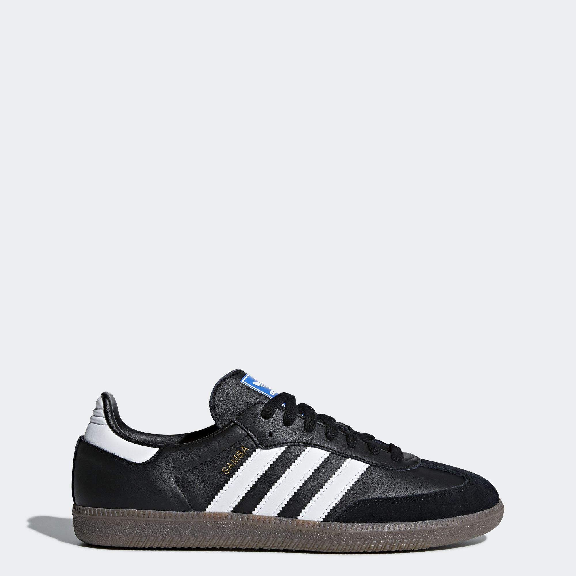 adidas ORIGINALS Samba OG Shoes Men Black Sneaker B75807 | Shopee Singapore