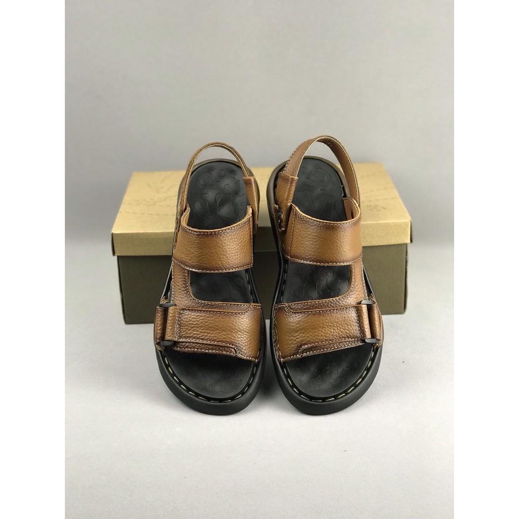 ecco mens leather sandals