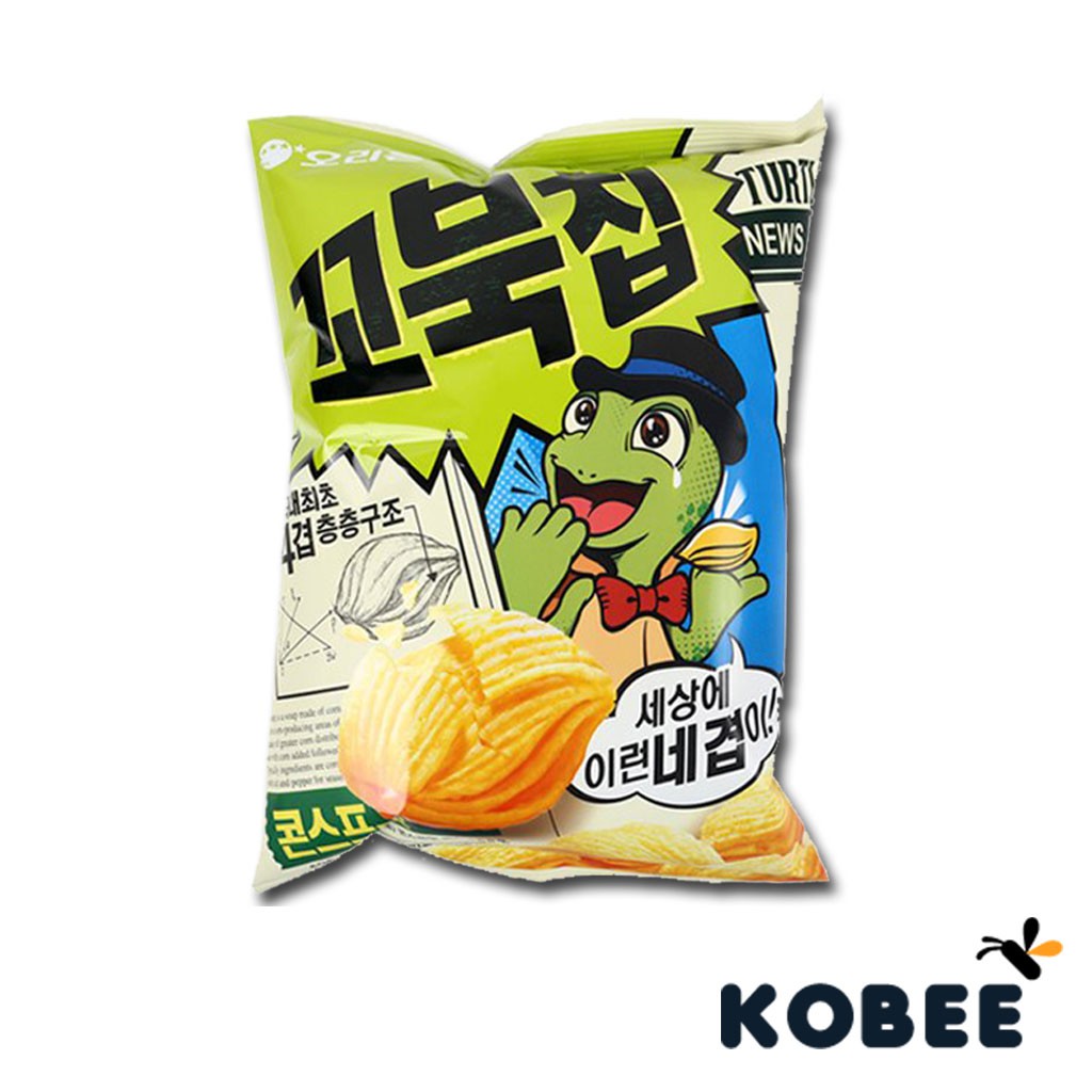 [Orion] Kobuk, Turtle Chip - Corn Soup 136g | Shopee Singapore