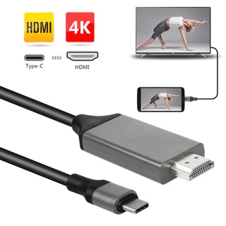 [SG Seller]Type C USB 3.1 To HDMI Converter Cable 4K HDMI Splitter USB C to HDMI Adapter Compatible Monitor