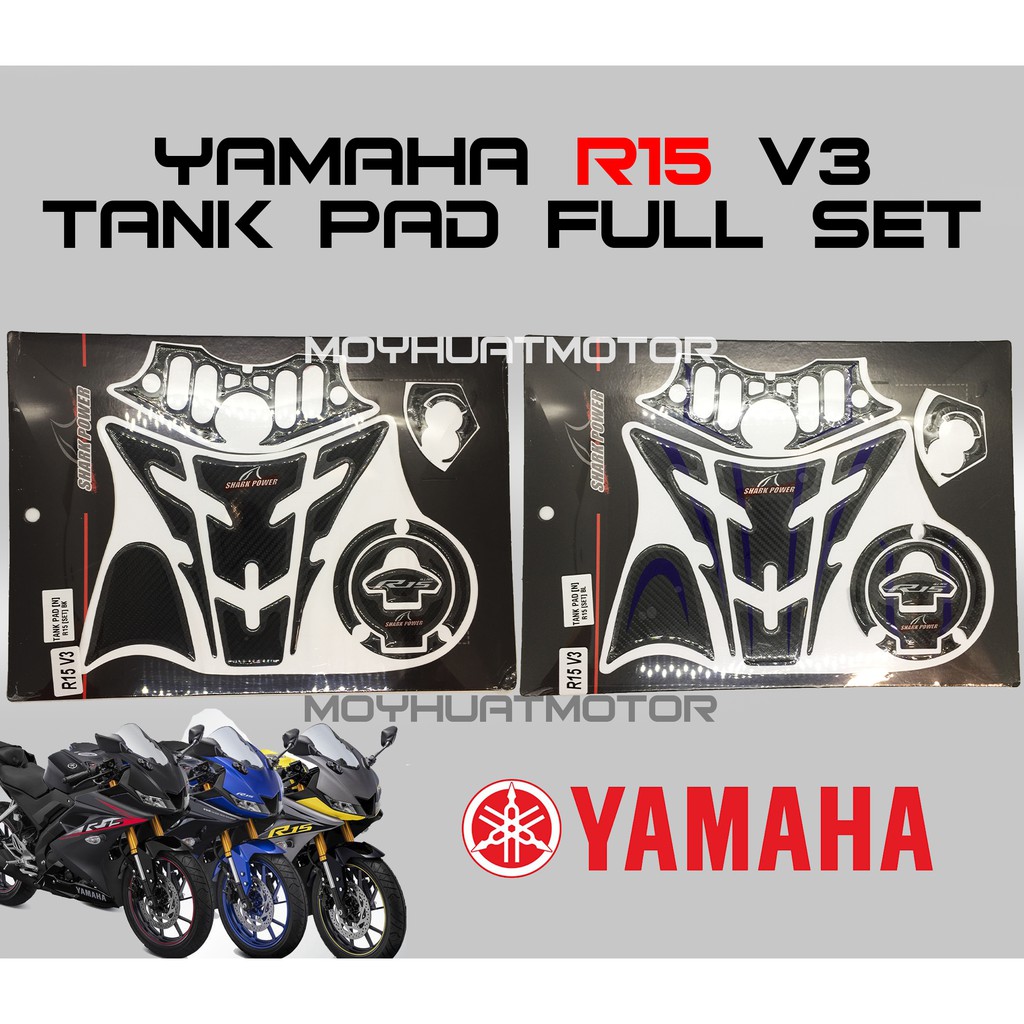 Yamaha R15 V3 Tank Pad Full Set Tank Sticker Full Set Yzf R15 R