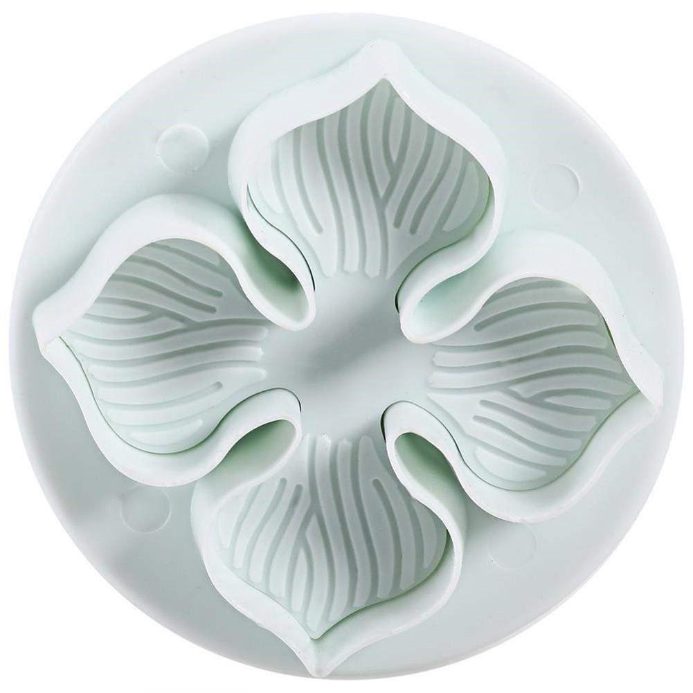 3x Hydrangea Flower Sugar Craft Fondant Cake Plunger Cutter Mould Decoration Diy 
