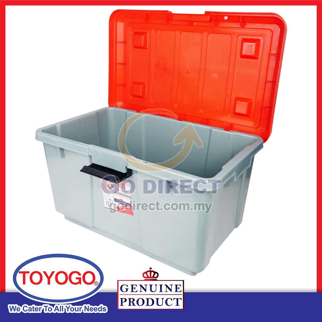 1 X TOYOGO 30L RV Big Storage Box with Wheels Tough Large Space Plastic