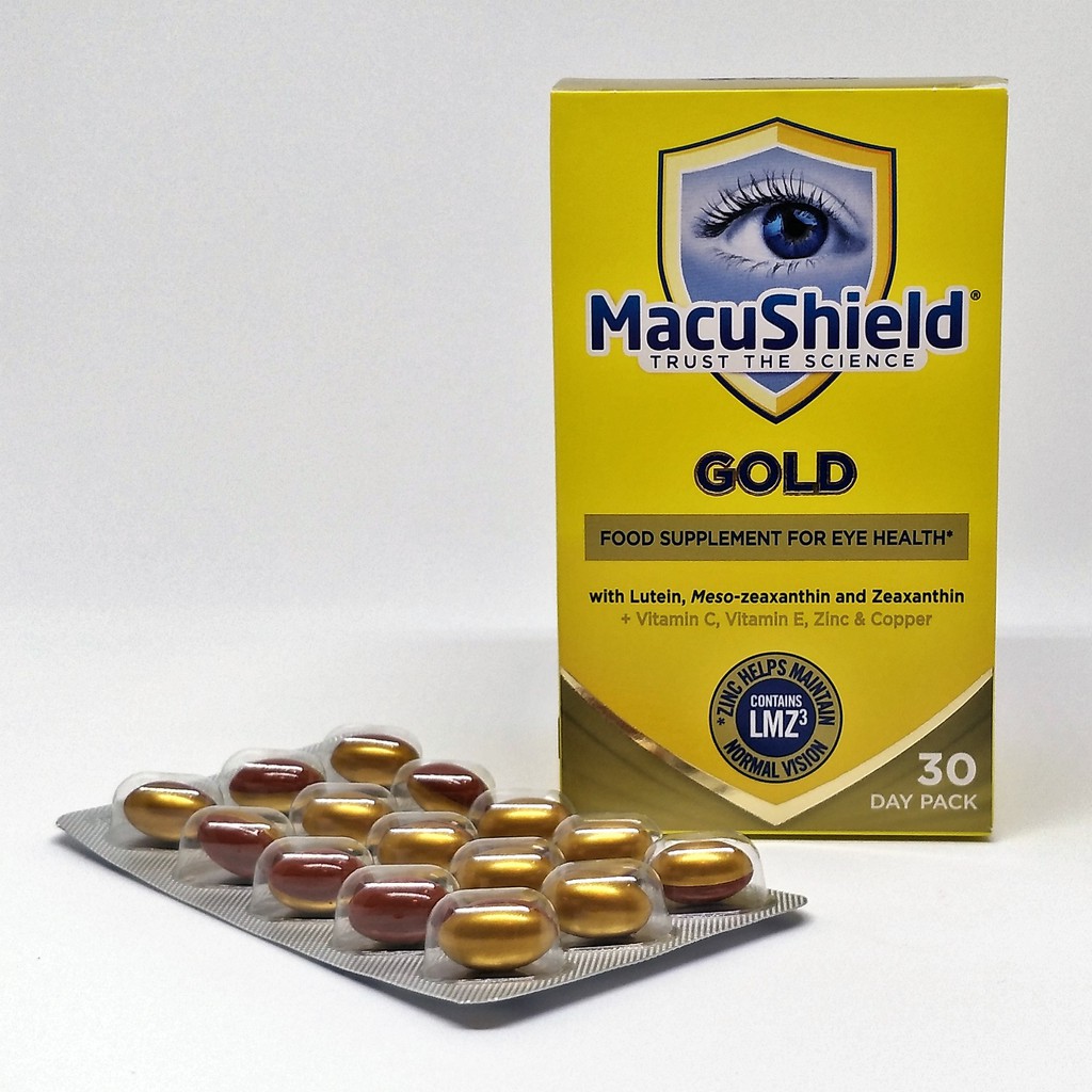 MacuShield® Gold 90’s [UK] Lutein, Zeaxanthin, Mesozeaxanthin Eye