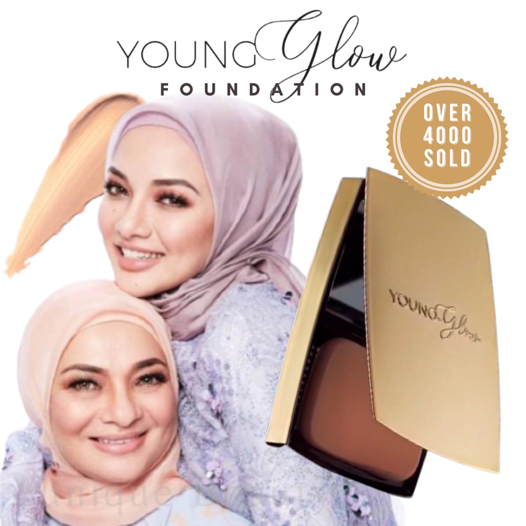 Young Glow Foundation Shopee Singapore