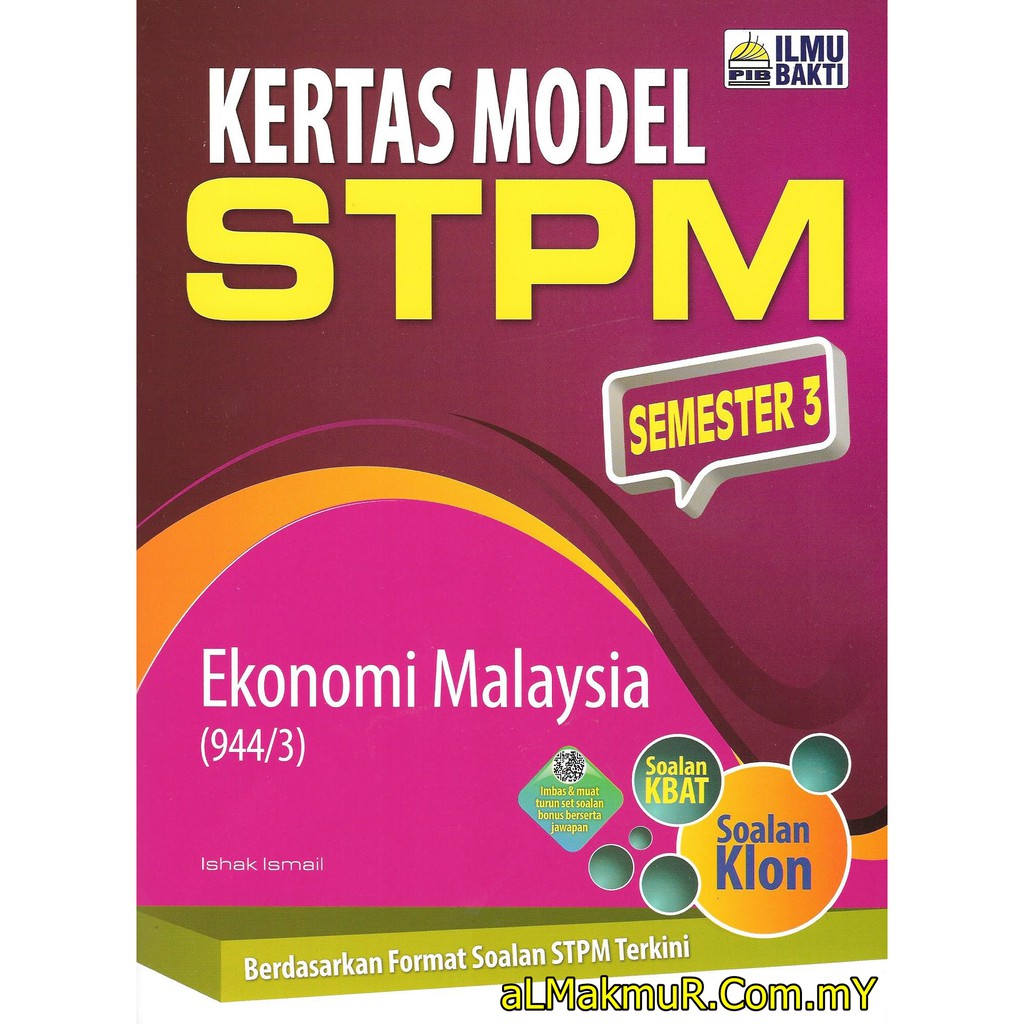 Myb Stpm Semester 3 Paper Book Malaysia Economics Bakti Science Shopee Singapore