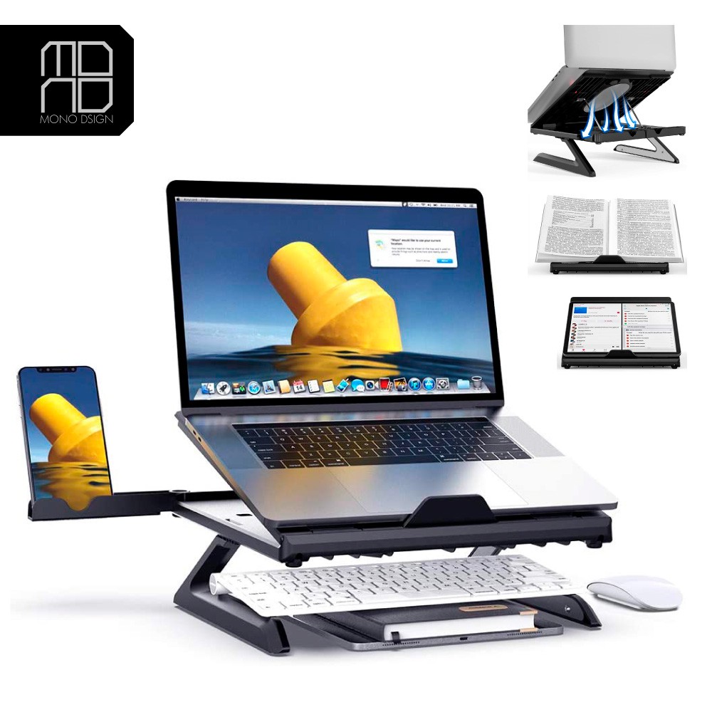 Mono Dsign Foldable Portable Laptop Stand Shopee Singapore