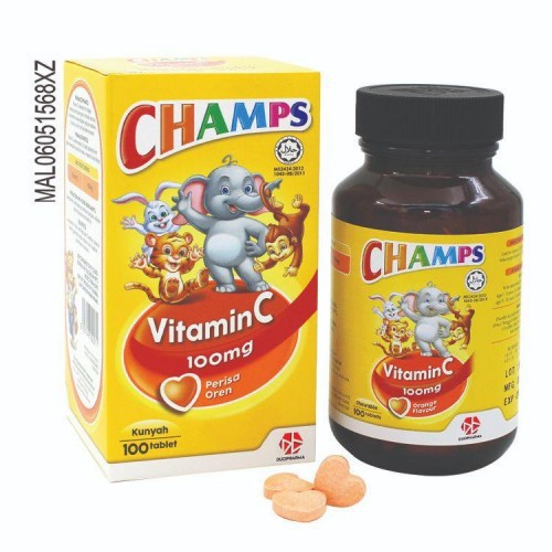 Champs Vitamin C 30mg 100mg Perisa 0ren Shopee Singapore