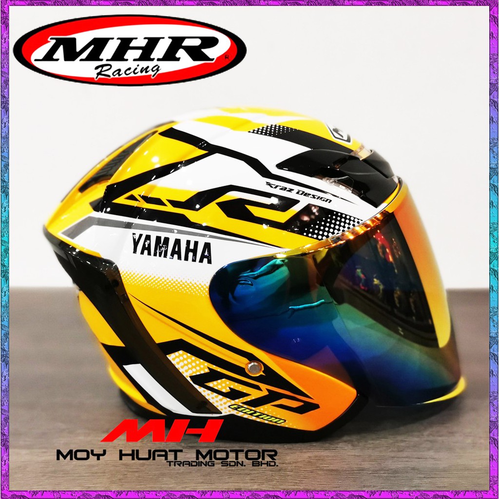 MHR HELMET YAMAHA GP EDITION YELLOW / HELMET SIRIM / ORIGINAL MHR