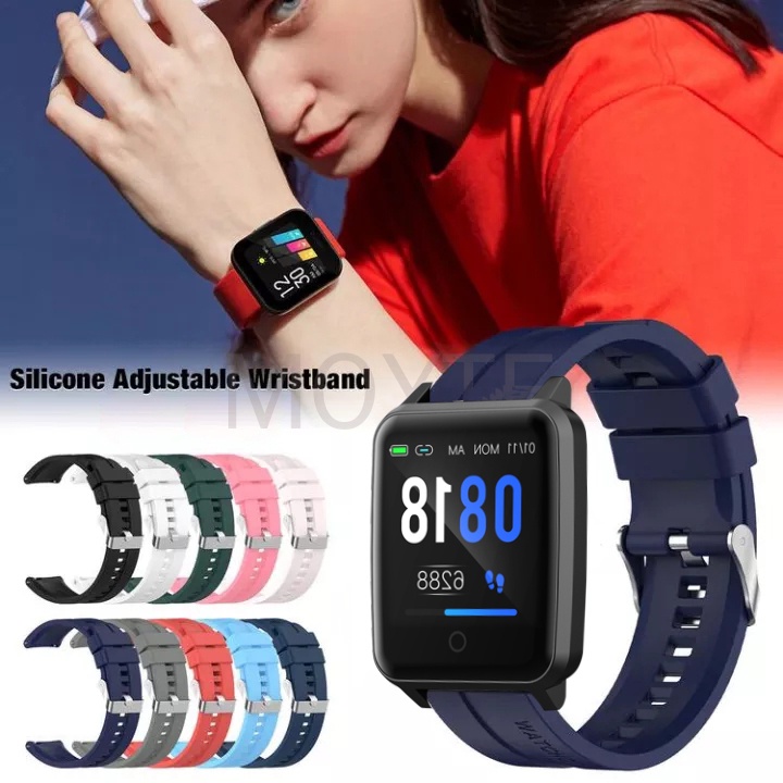 Silicone Strap Watchband for Actxa Tempo 4C Waterproof Smartwatch Actxa
