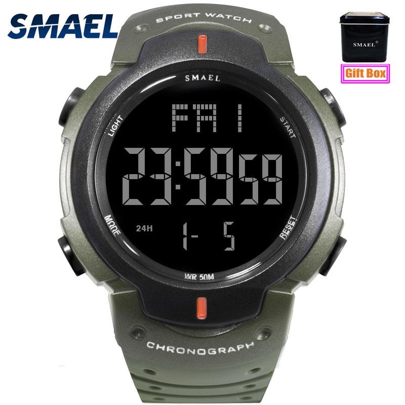 digital watch big dial