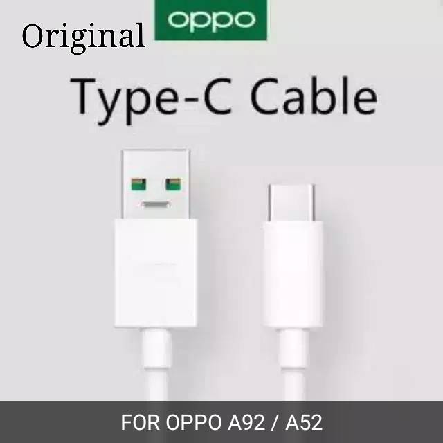 Original Data Cable Oppo A53 Reno 5 5f 4 4 Pro 4f A92 A74 A52 Usb Type C Fast Charging Singapore