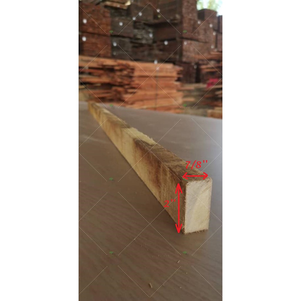 Kayu Balau 1 X 2 X 4 Feet Balau Timber Hardwood Special Size Inbox Us Shopee Singapore